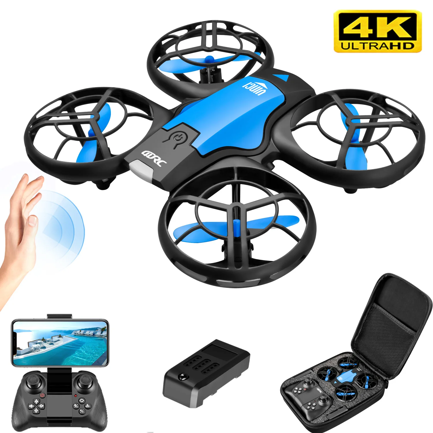 Drone Controller Screen - Новый мини-дрон V8 с камерой 4K