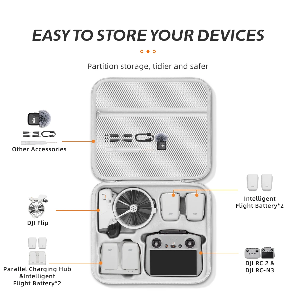 Сумка через плечо для DJI Flip – обзор и цена Drone Hard Shell Case